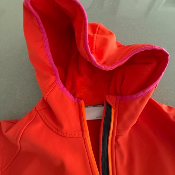 Women's Spyder Soft Shell Athletic Fit Hooded Fleece Lined Jacket XL EUC - Picture 6 of 12